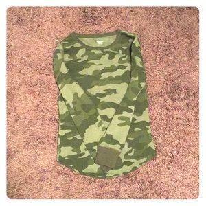 A camouflage shirt